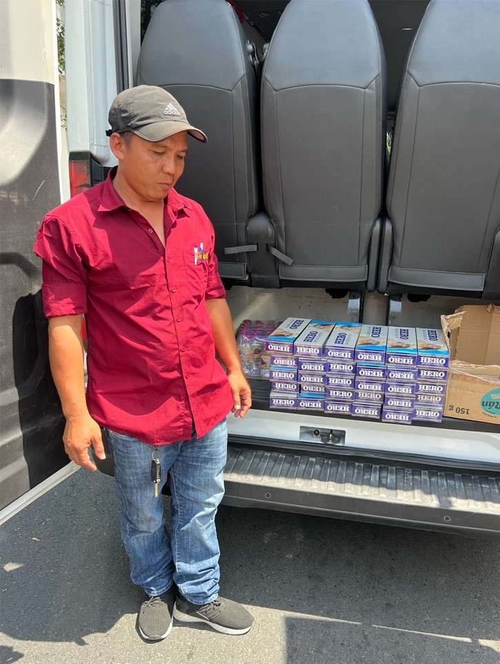 Đối tượng Thanh cùng tang vật