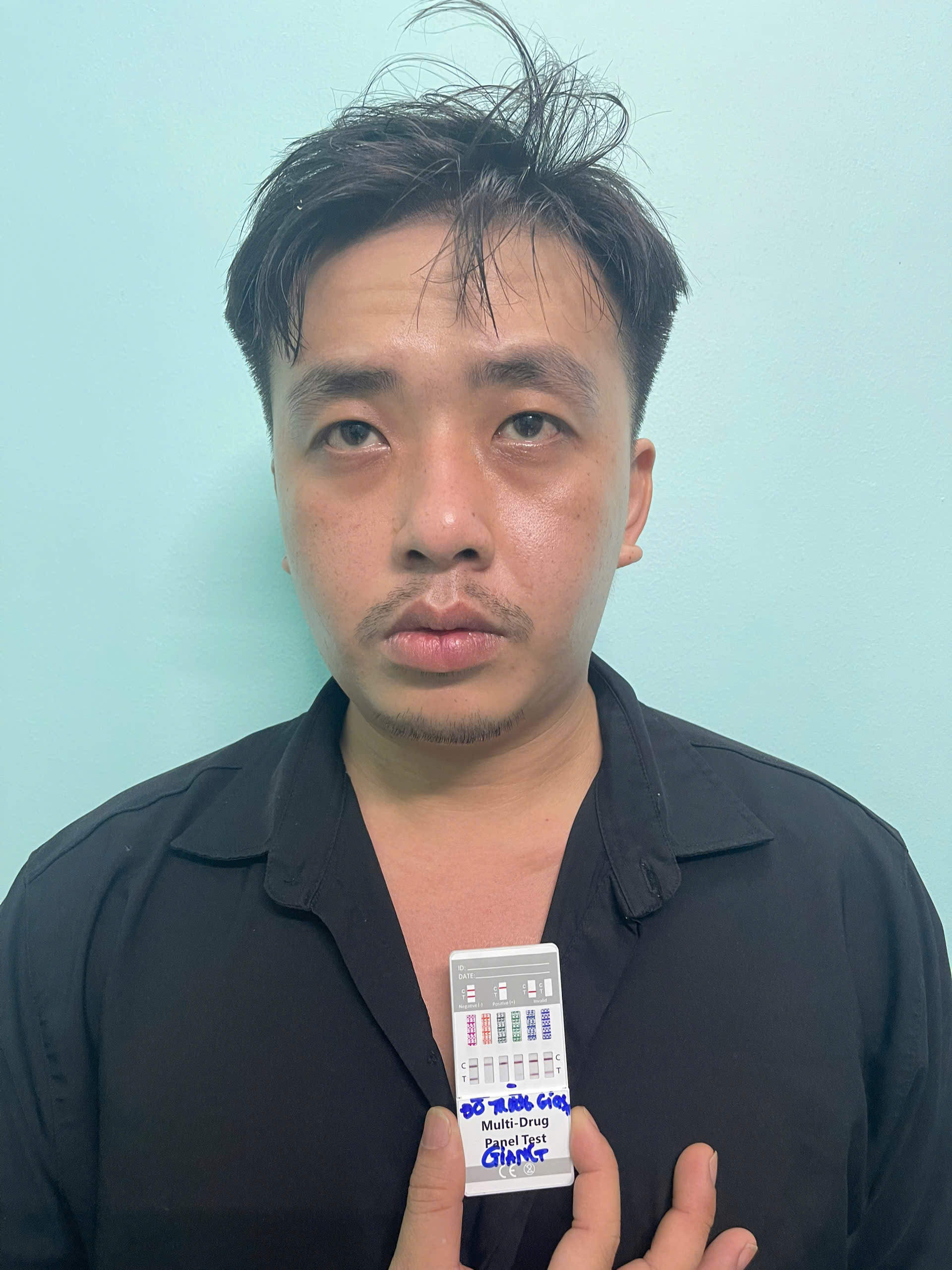 Đối tượng giang bị bắt