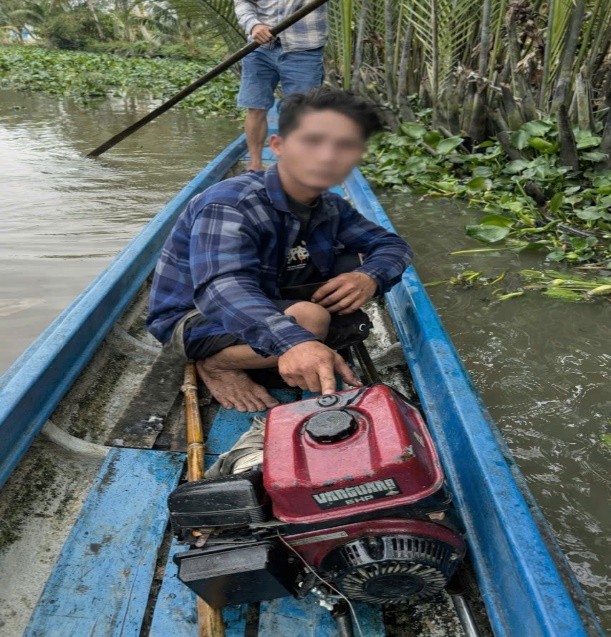 Đối tượng Dương cùng tang vật