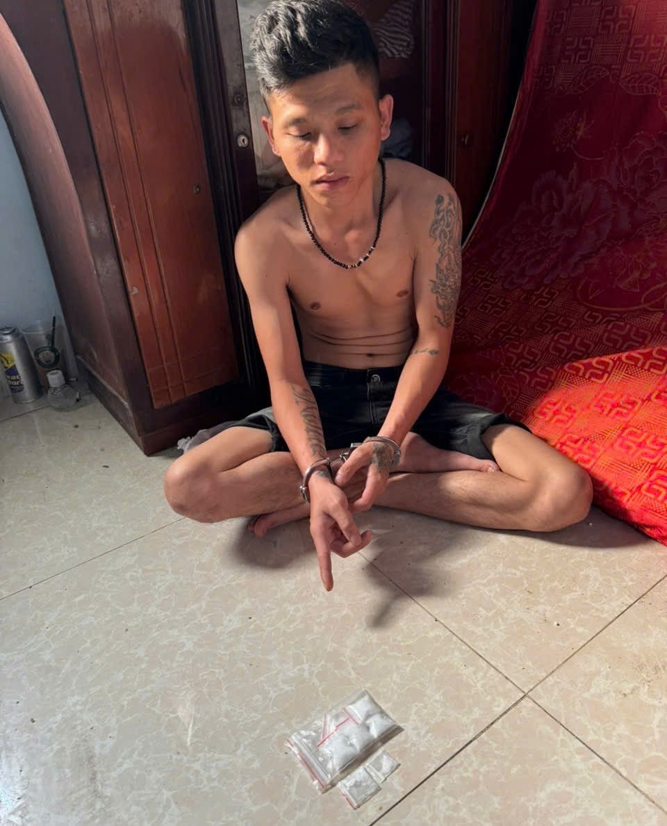 Đối tượng Dương cùng tang vật