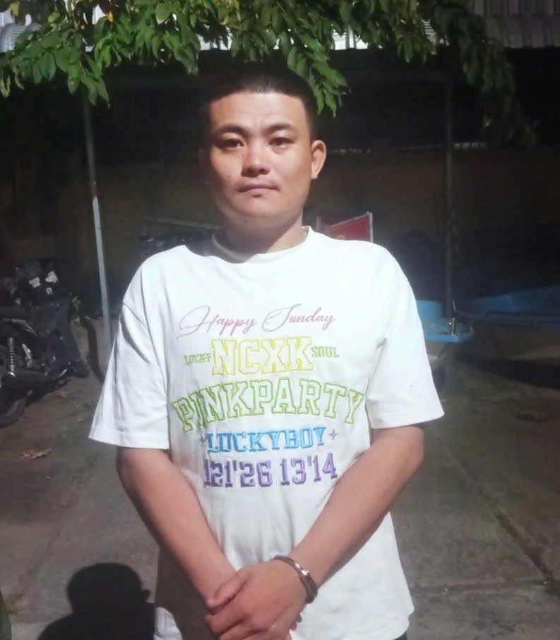 Đối tượng Lộc bị tạm giữ