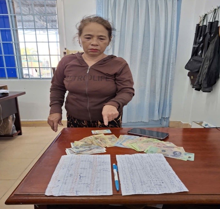 Đối tượng Phượng cùng tang vật