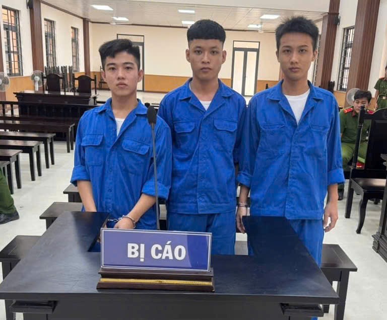 Các bị cáo trước tòa