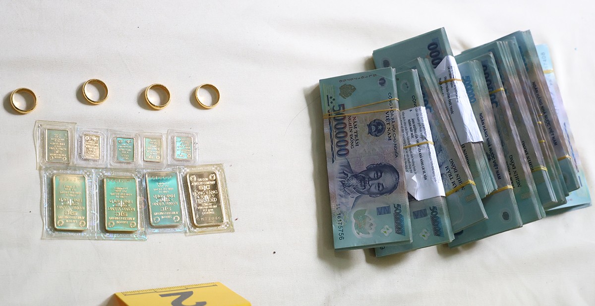 Tang vật thu hồi được