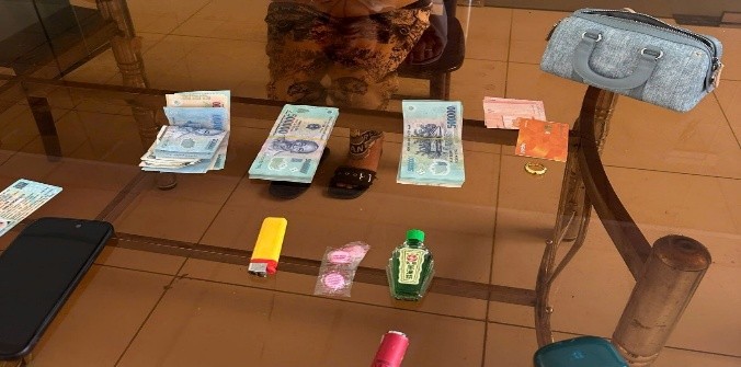 Tang vật thu giữ tại hiện trường