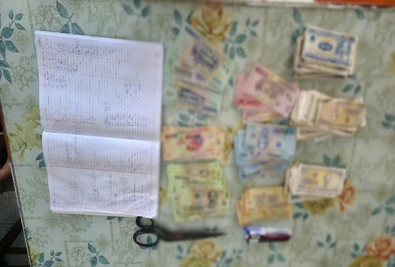 Tang vật thu giữ