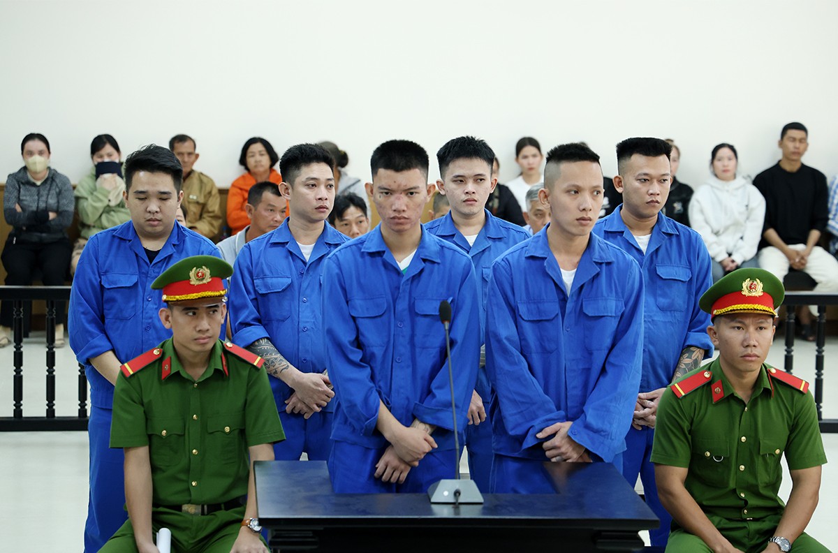 các bị cáo trước Tòa